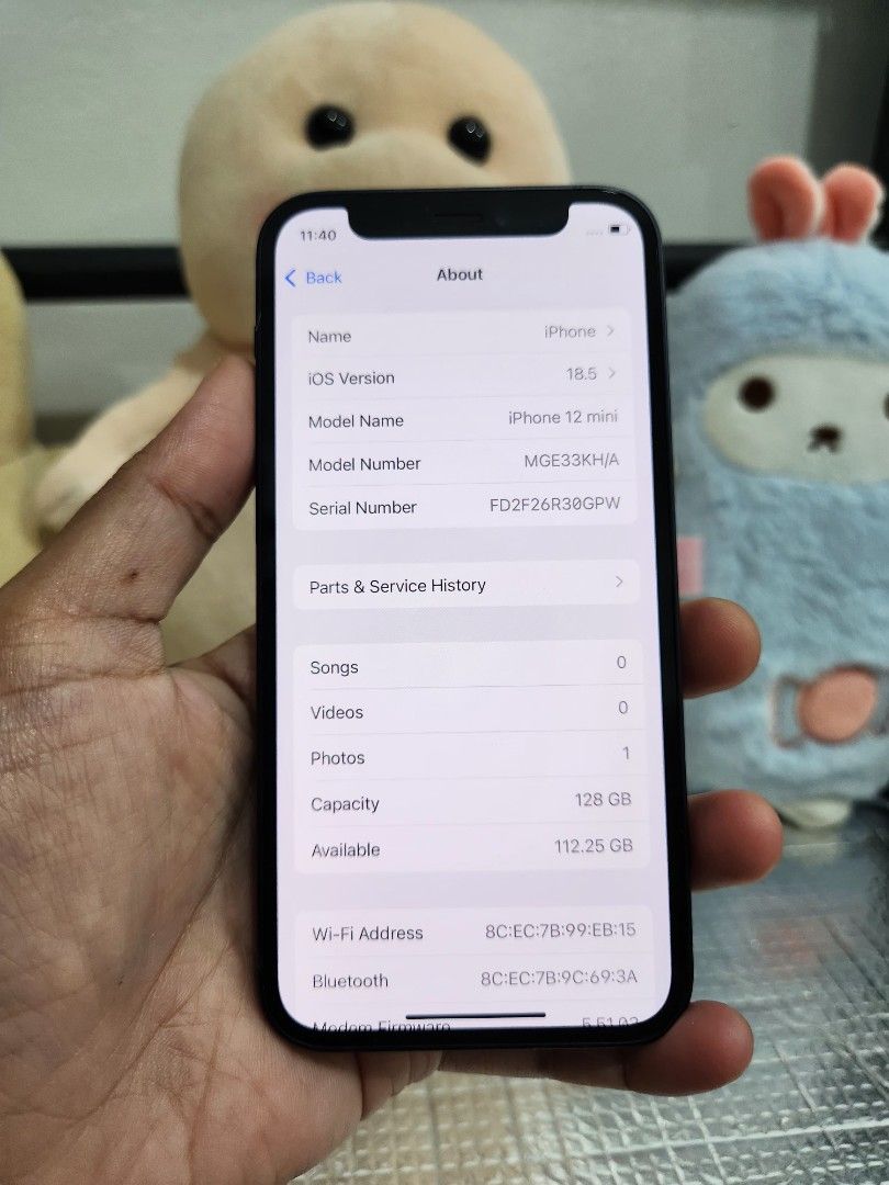 IPHONE 12 MINI 128GB f.u (Category: iPhone 12 Series) located in Mandaluyong City. Submitted by cellspaceph (Listing ID 1390824957, Image 3). Description: IPHONE 12 MINI 128GB factory unlocked 78% battery health All working Any sim issue: minimal dents/scratch Php9,500 ‼️ unit only no swap mandaluyong loc.