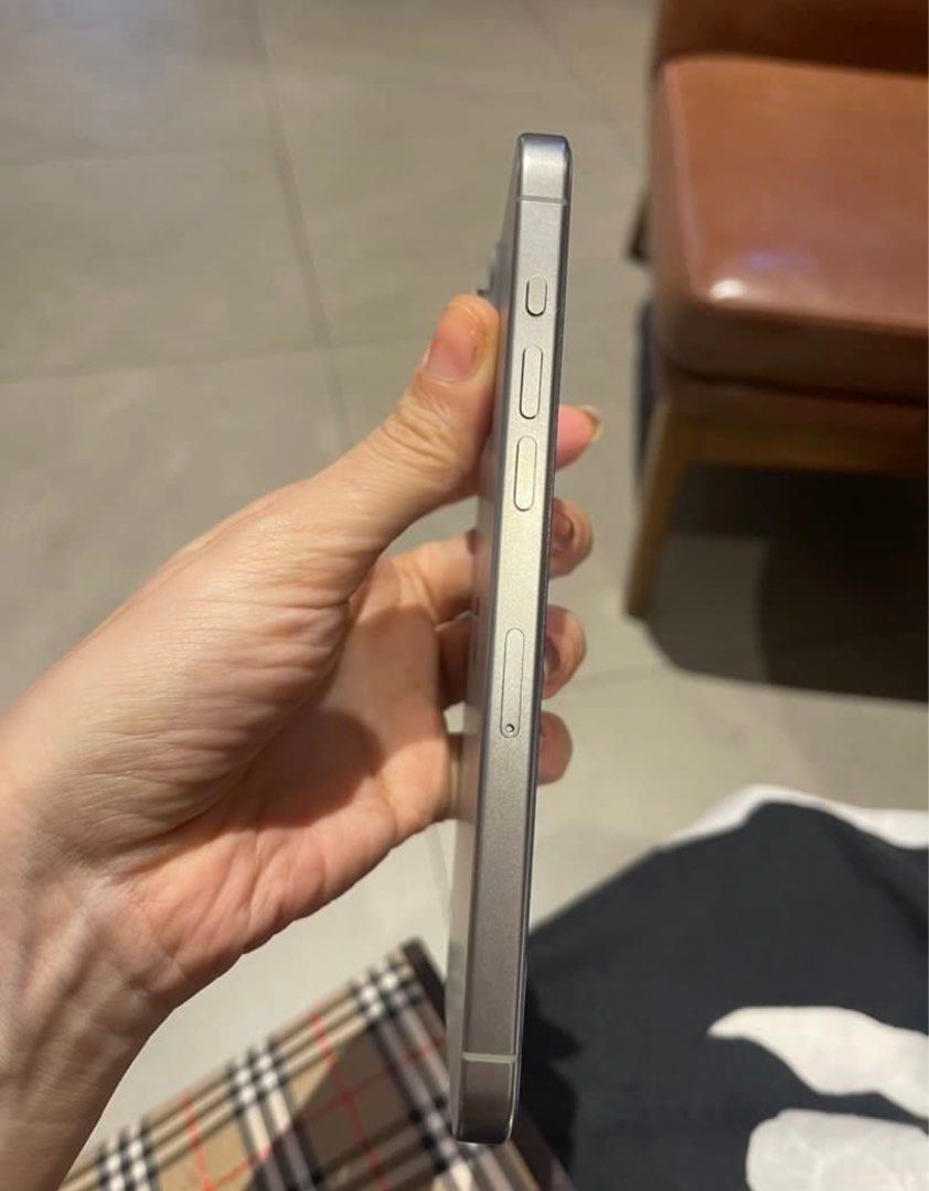 iPhone 15 pro max 512 (Category: iPhone 15 Series) located in Makati City. Submitted by m_mna (Listing ID 1390887834, Image 3). Description: I bought it July 2024 I bought from Mac power store 104,000 php With box.