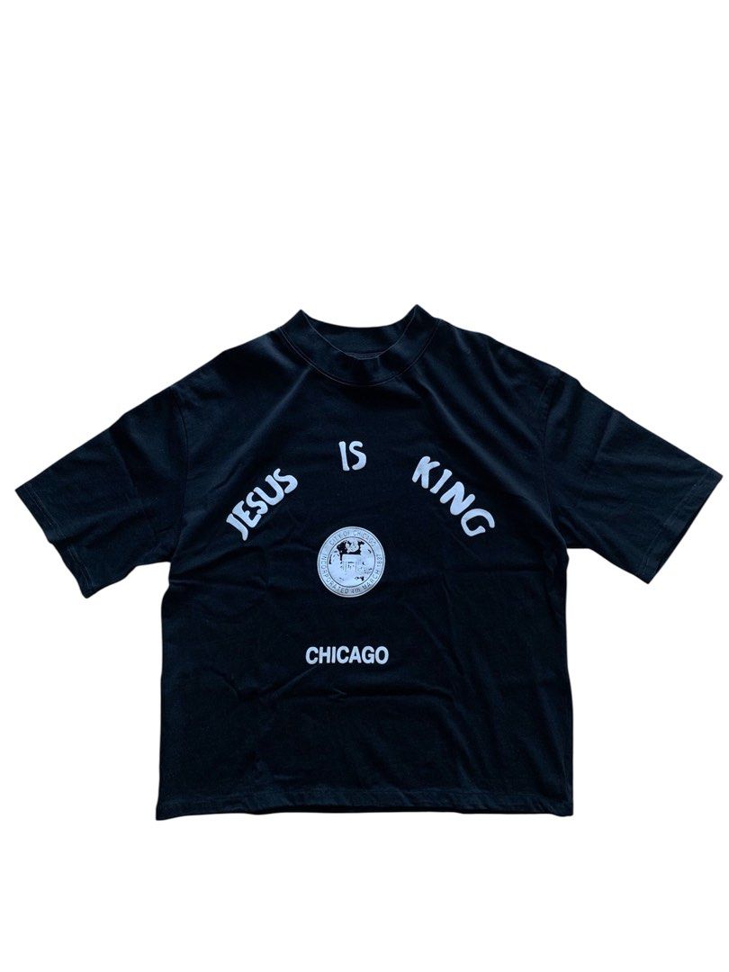 Jesus is King (Category: Tshirts & Polo Shirts ) located in Muntinlupa City. Submitted by afterclass_ph (Listing ID 1390799733, Image 1). Description: Jesus is King Authentic S on Tag 25 x 21 boxy fit excellent condition already washed ready to wear Color Rate: 9.5/10 issue: altered 1500.