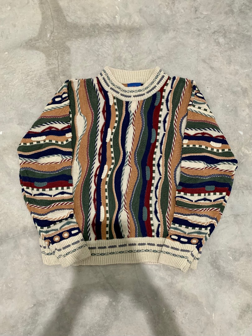 Knitwear 3d Pattern Like a Coogi By Cocomo (not coogi, knitwear vintage ...