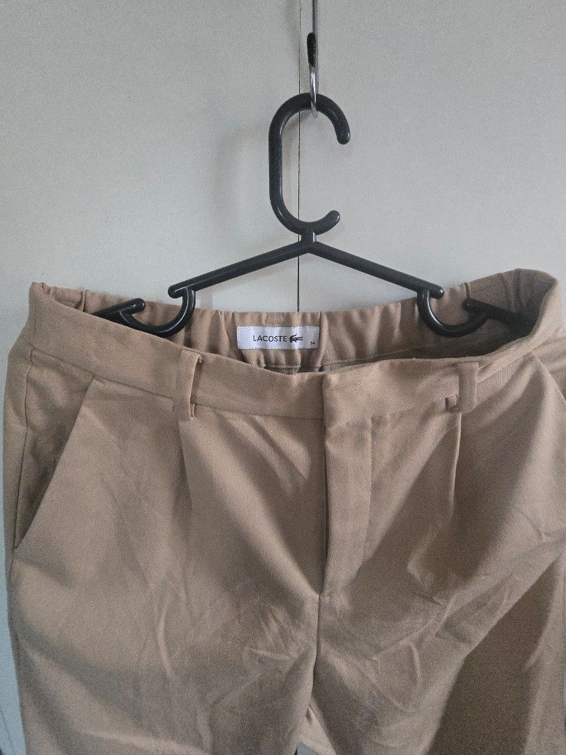 Lacoste chino pants (Category: Other Bottoms) located in Davao. Submitted by declutter2161 (Listing ID 1390930224, Image 3). Description: Lacoste chino pants size 26-28 men's price plus shipping cost 😉.
