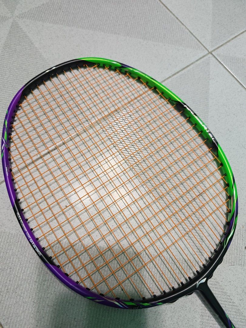Li-Ning Halbertec 9000 Badminton Racket, Sports Equipment, Sports ...
