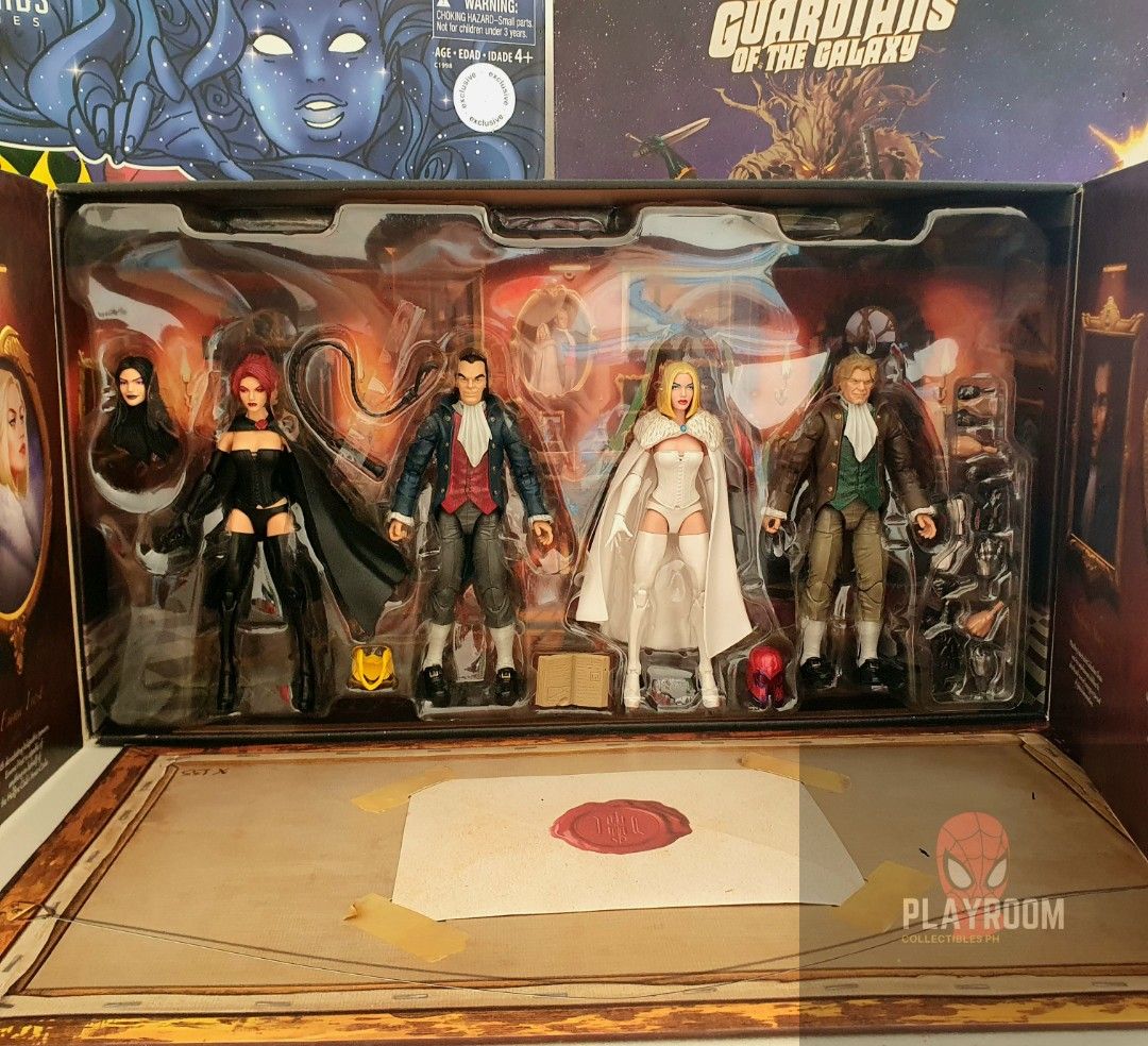 Marvel Legends Mixed (Category: Figurines & Statues) located in Carmona. Submitted by philip_toto (Listing ID 1390904161, Image 1). Description: Marvel Legends Mixed -Hellfire Club BIB P15k -A Force BIB P15K -GOTG EE Excl. BIB P15K -MCU NWH Electro MISB P1,550 -Electro Francine MOC P950 -Magik MISB P2K -Archangel BIC P1,500 -Amazing Fantasy P1,400 with box -Miles Venom wave P1,400 -Retro Spidey Auth P1,200 Please ask photos of BIB items for condi