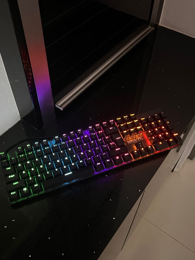 MKA-7C Gaming Keyboard +RGB -BLUE SWITCH, Computers & Tech, Parts ...