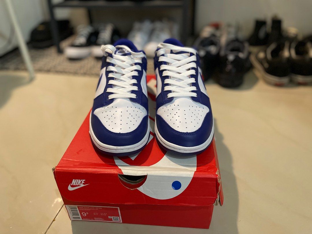 White University Red Concord Dunks NIKE DUNK LOW RETRO