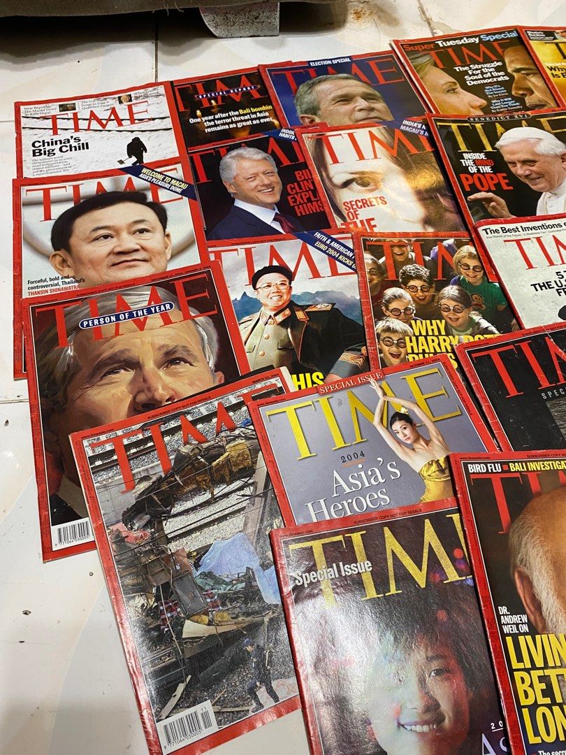 Old Time Magazine Set 2003 2005 (Category: Magazines) located in Manila. Submitted by milleshoppppp (Listing ID 1390934954, Image 2). Description: Selling them as set‼️‼️ Low price and its already for sale.