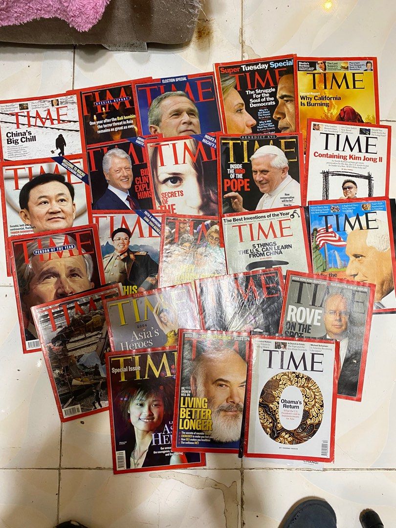 Old Time Magazine Set 2003 2005 (Category: Magazines) located in Manila. Submitted by milleshoppppp (Listing ID 1390934954, Image 1). Description: Selling them as set‼️‼️ Low price and its already for sale.