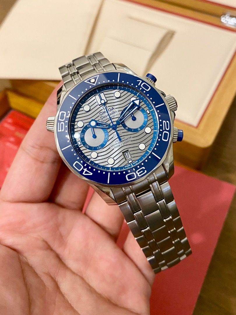 OMEGA Seamaster Chronograph Professional 300 Rhodium Ceramic Date 44mm ...