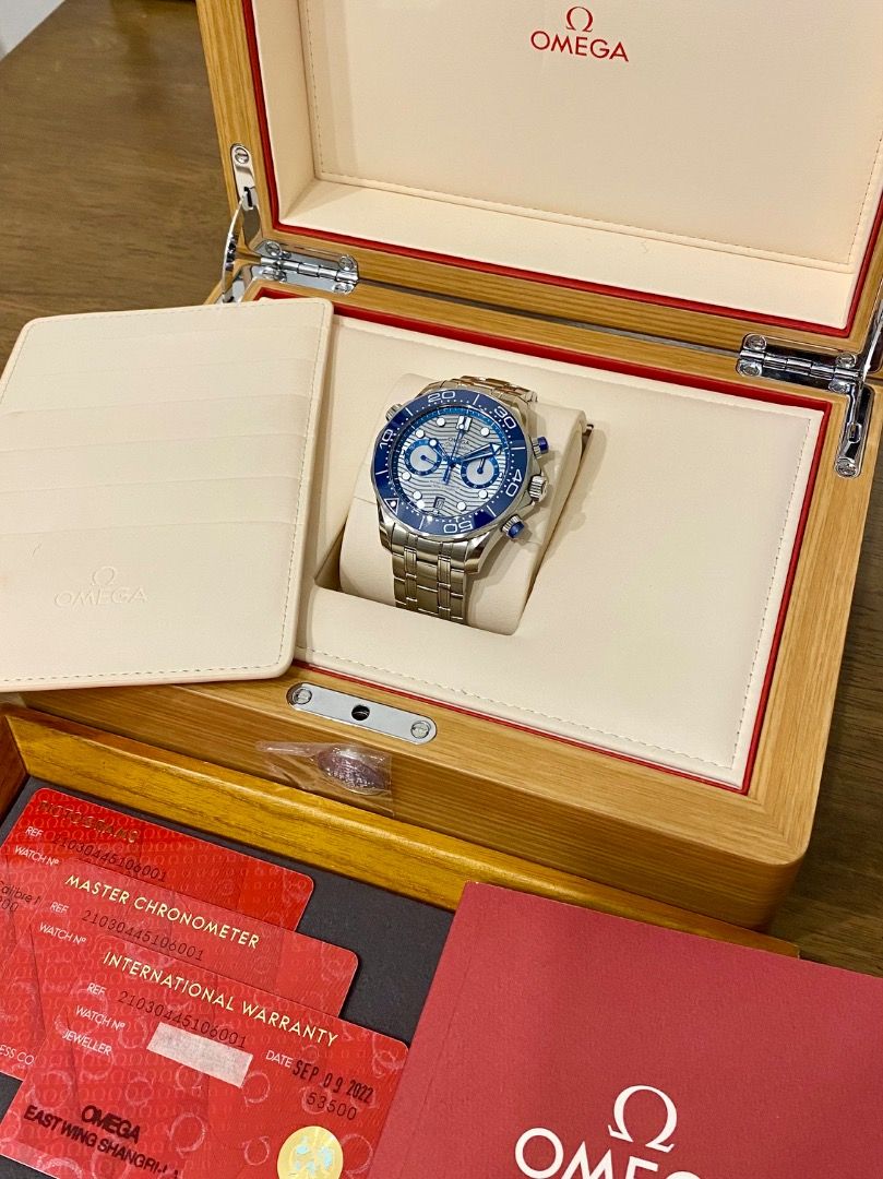 OMEGA Seamaster Chronograph Professional 300 Rhodium Ceramic Date 44mm ...