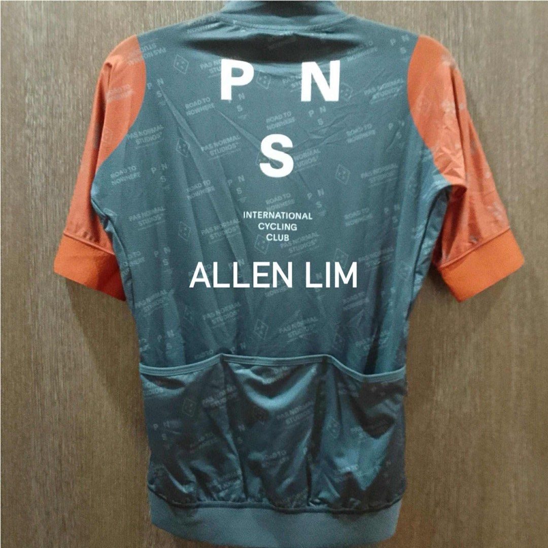 PAS NORMAL STUDIOS LARGE (Category: Activewear) located in Quezon City. Submitted by slipstream12345 (Listing ID 1390960415, Image 2). Description: For sale: Pas Normal Studios Late Drop Mechanism All size LARGE All Brandnew Jersey 2pcs Bib 1pc Gilet 1pc 40,000 firm Sold as set only RFS: decluttering Item loc: QC.