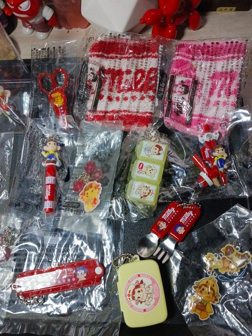 Peko chan 18pcs (Category: Designer & Blind Box Toys) located in Quezon City. Submitted by chambie0426 (Listing ID 1390797579, Image 3). Description: Assorted Peko Chan 18pcs 👀 All items are sold AS IS, WYSIWYG Location: Quezon City MoP: GCASH MoD: JNT/VICTORY LINER BUS SHIP/LALAMOVE/LBC-COP with DP.