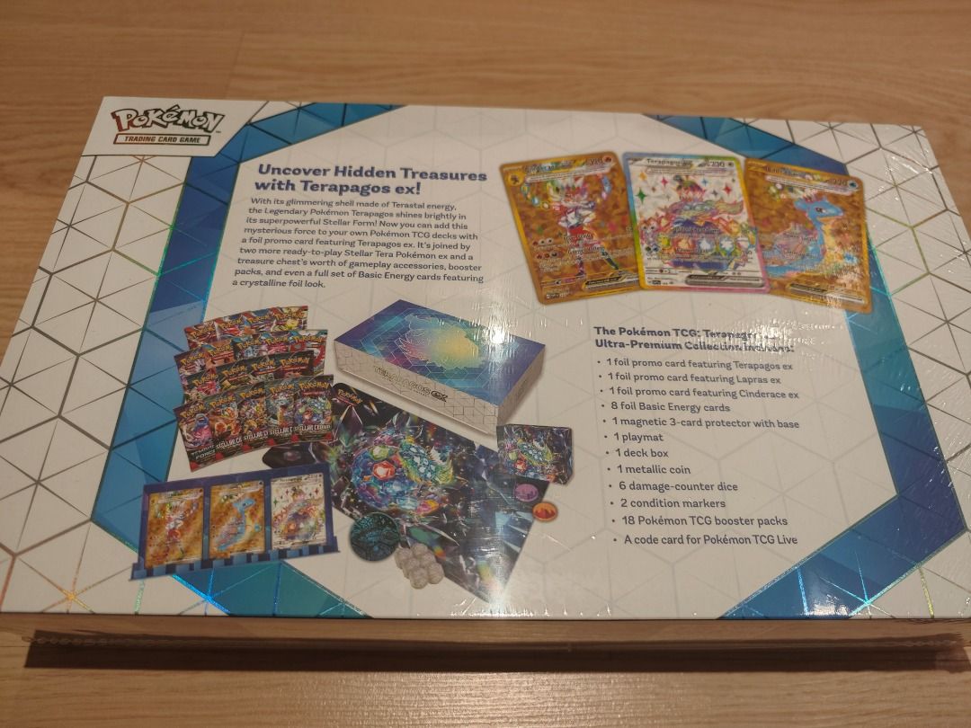 [Pokemon TCG] Terapagos ex Ultra Premium Collection UPC Card Booster ...
