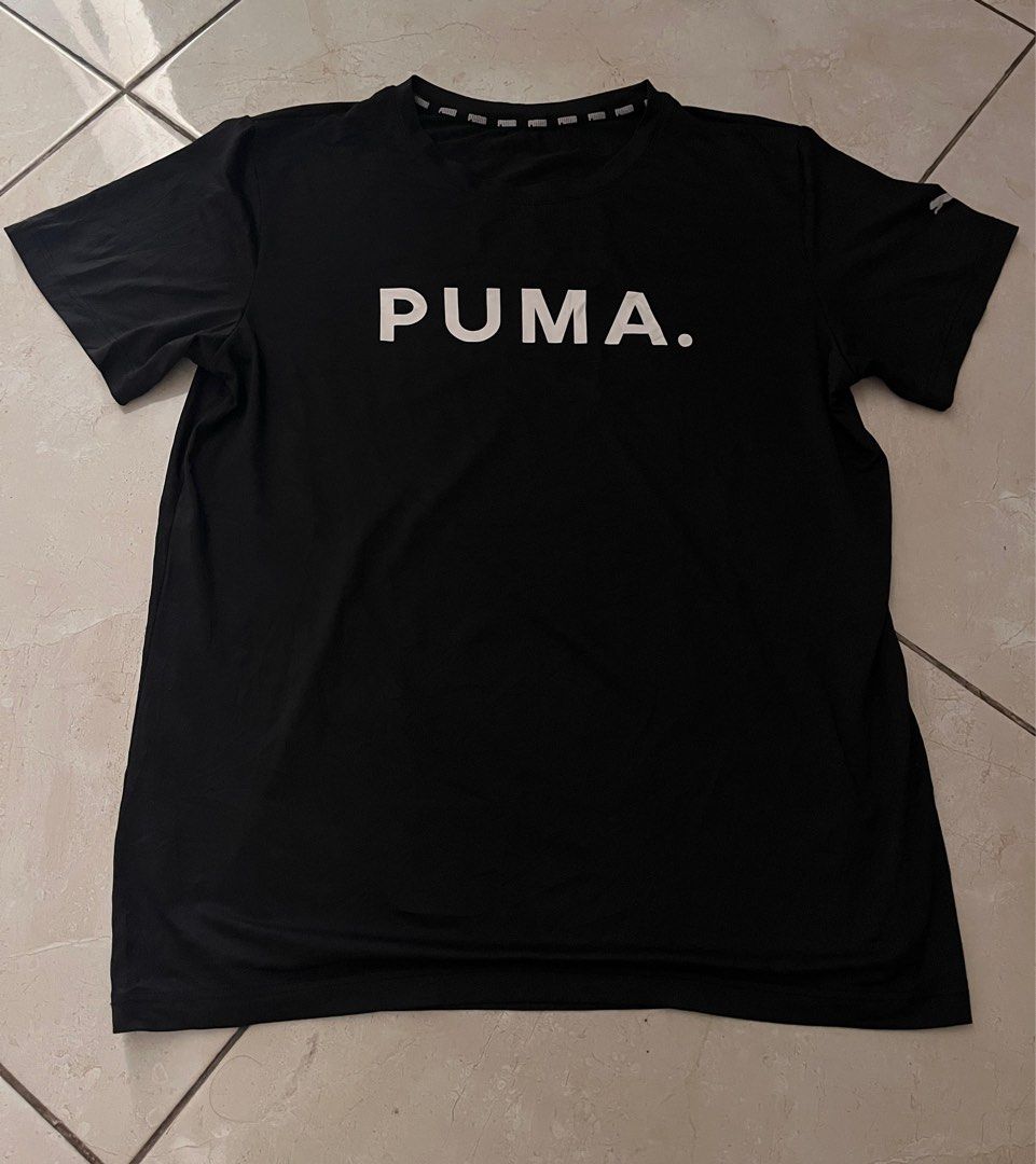 Puma dry cell top tee kaos olahraga unisex gym running, Olah Raga