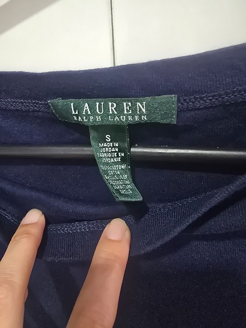 Ralph lauren 3/4 (Category: Blouses) located in Davao. Submitted by declutter2161 (Listing ID 1390927757, Image 3). Description: ralph lauren 3/4s size small.