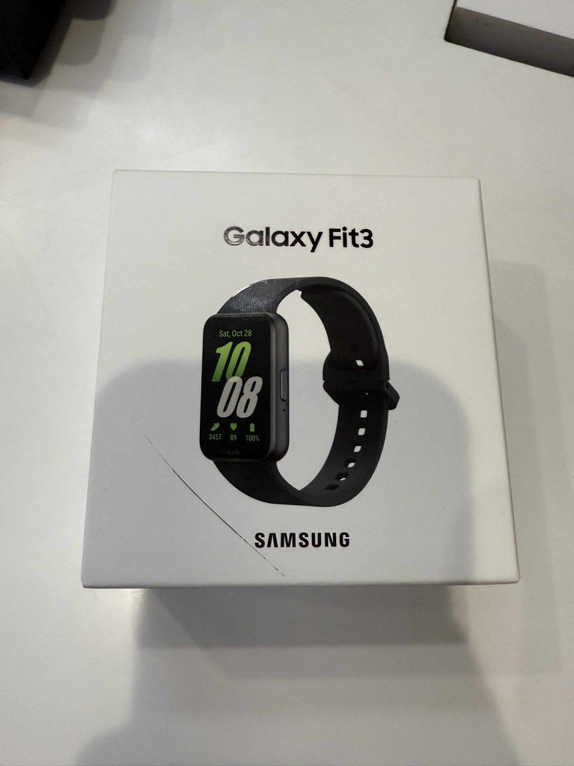 Samsung Galaxy Fit 3 with free extra strap (Category: Wearables & Smart Watches) located in Quezon City. Submitted by ashi_shop (Listing ID 1390911771, Image 1). Description: Brandnew & sealed Guaranteed authentic With free strap NOTE: You may also check & follow my Carousell account for more items on sale. Thank you & God bless. :).