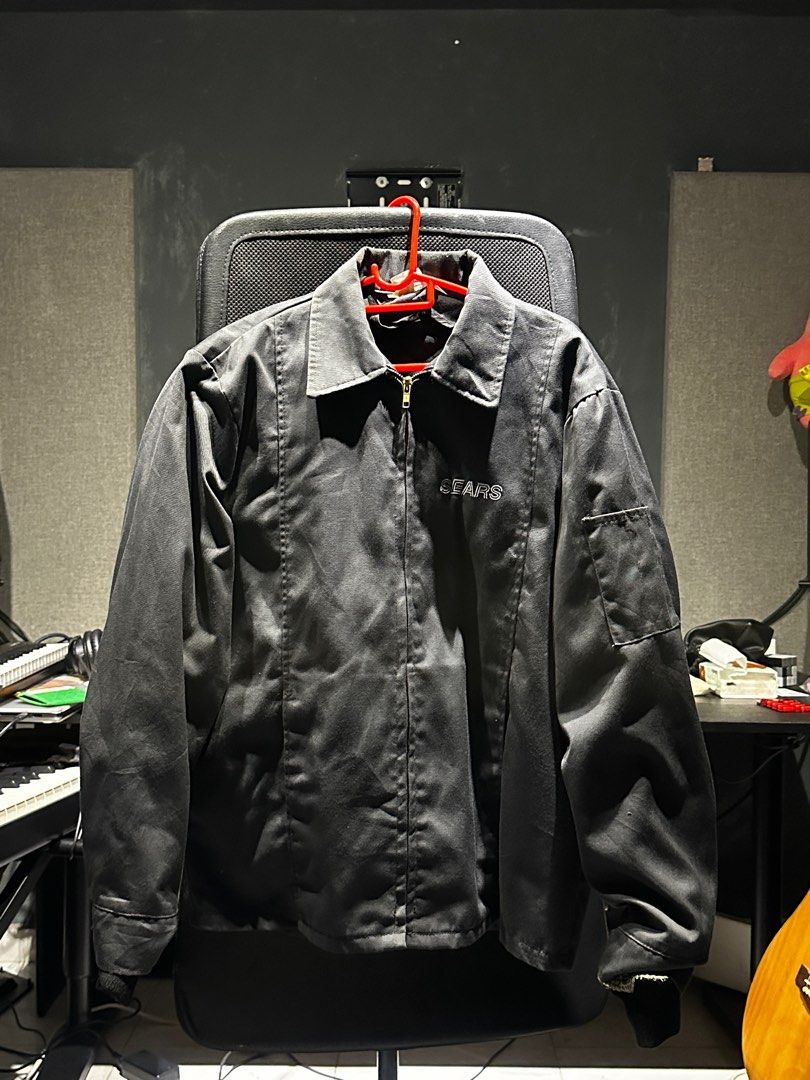 Sears Jacket (Category: Coats, Jackets and Outerwear) located in Singapore. Submitted by jooordan (Listing ID 1390874679, Image 1). Description: SEARS vintage workwear jacket Bought it in japan for $130 Includes a insulated layer which can be taken off Condition 9/10 Slight nego .