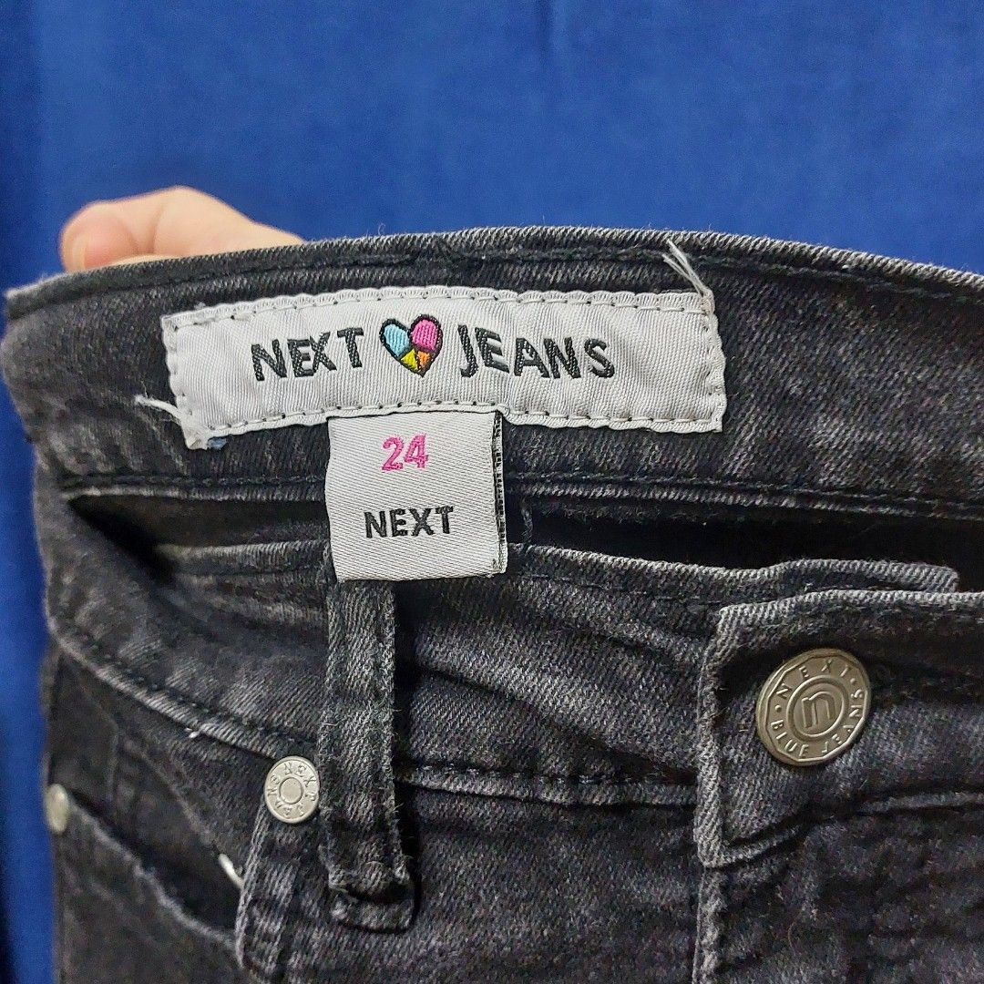 Next Black Skinny Ripped Jeans (Category: Jeans) located in Quezon City. Submitted by declutterbyyve (Listing ID 1390959692, Image 2). Description: ❣️ Size 23-24 📍Colors may vary due to lighting. 📍What you see is what you get. 📍Feel free to message me if you have any questions. 📍ALSO, NO WHEN WORN!.