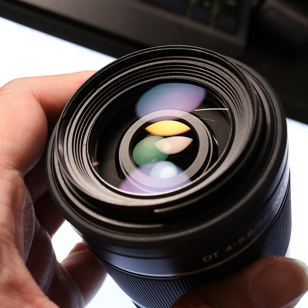 Sony DT 55-200mm II F4 - 5.6 SAM 型號 SAL55200-2 A接環老鏡頭, 相機攝影, 鏡頭及裝備在旋轉拍賣