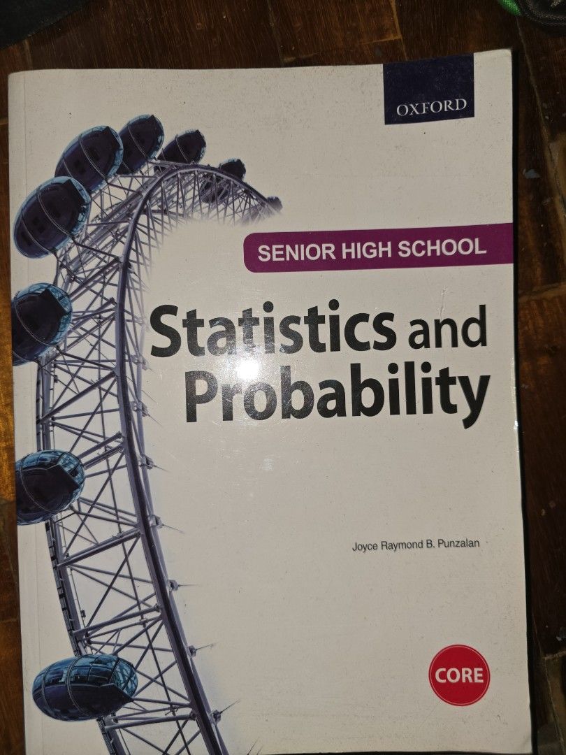 Statistics and Probability (Oxford) (Category: Textbooks) located in Quezon City. Submitted by rabbittt75 (Listing ID 1390869701, Image 1). Description: .