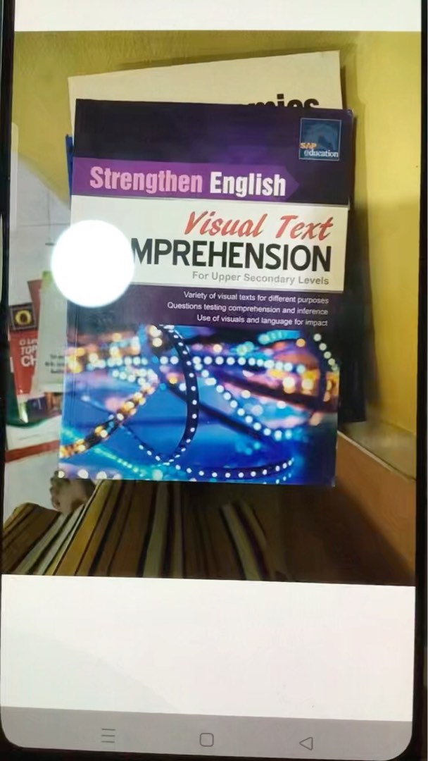 Strengthen English Visual Text Comprehension Textbook, Hobbies & Toys ...