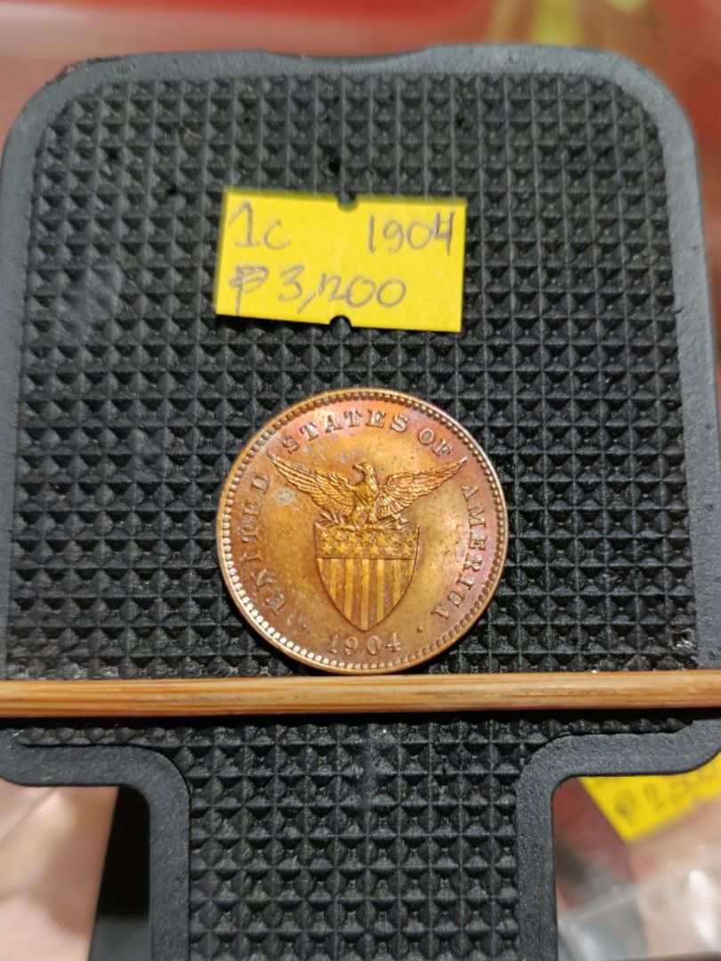 1904 / 1 Centavo Coin (Category: Currency) located in Pateros City. Submitted by CaesarCoin (Listing ID 1391069330, Image 1). Description: Price: 3,200 pesos Fix Price po.. Available gat naka post Additional 150 pesos for shipping JRS Express kahit ilang Coin bilhin 150 pesos lang Shipping Payment Method Gcash to Gcash.