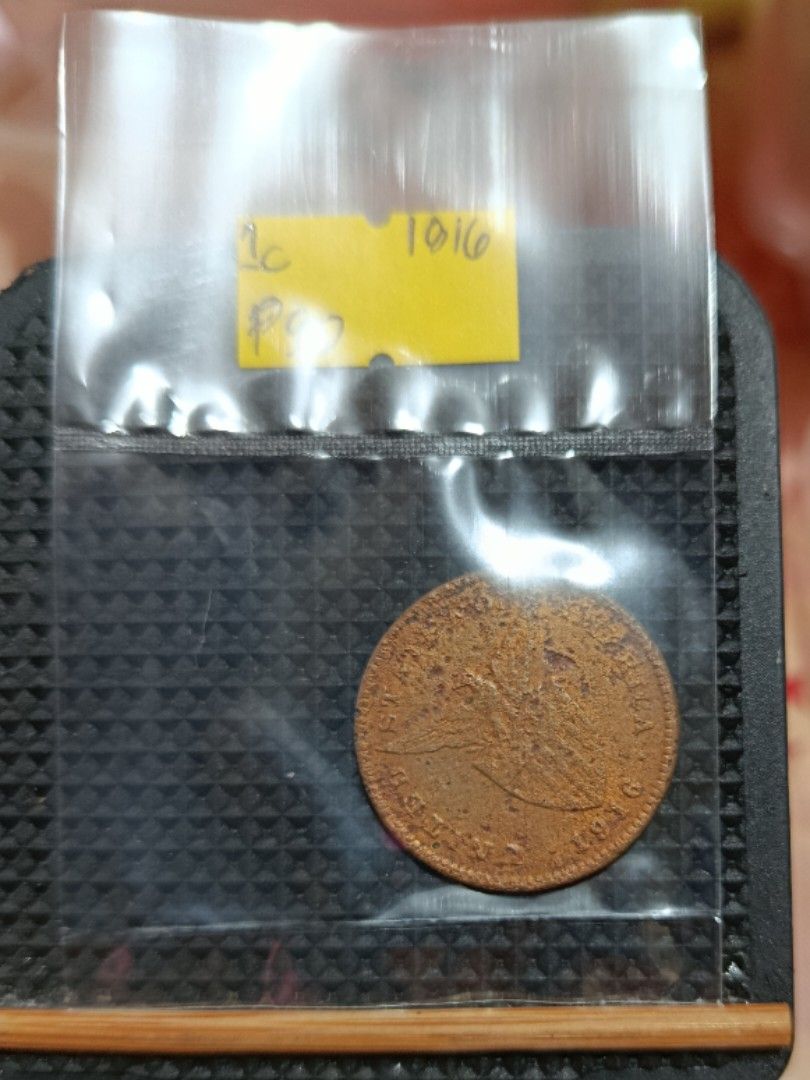 1916 / 1 Centavo Coin (Category: Currency) located in Pateros City. Submitted by CaesarCoin (Listing ID 1391062319, Image 3). Description: Price: 90 pesos Fix Price po.. Available gat naka post Additional 150 pesos for shipping JRS Express kahit ilang Coin bilhin 150 pesos lang Shipping Payment Method Gcash to Gcash.