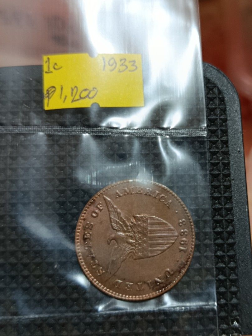 1933 / 1 Centavo Coin (Category: Currency) located in Pateros City. Submitted by CaesarCoin (Listing ID 1391063533, Image 3). Description: Price: 1,200 pesos Fix Price po.. Available gat naka post Additional 150 pesos for shipping JRS Express kahit ilang Coin bilhin 150 pesos lang Shipping Payment Method Gcash to Gcash.