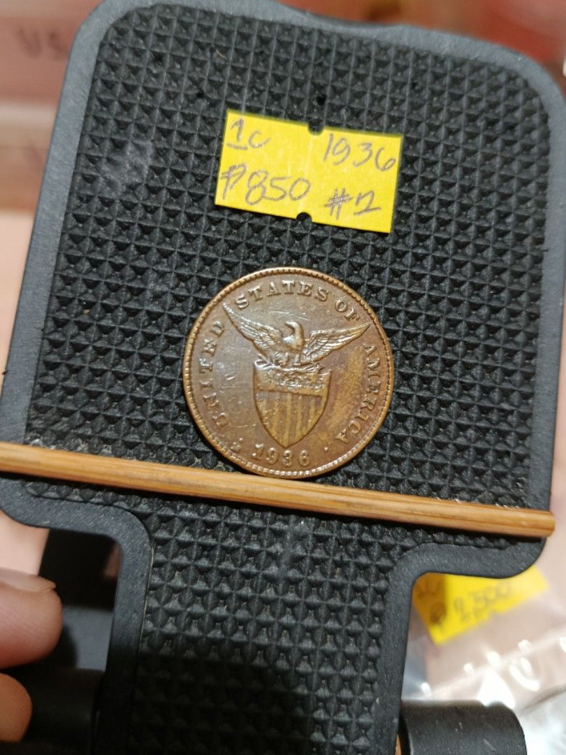 1936 / 1 Centavo Coin (Category: Currency) located in Pateros City. Submitted by CaesarCoin (Listing ID 1391069784, Image 1). Description: Price: 850 pesos Fix Price po.. Available gat naka post Additional 150 pesos for shipping JRS Express kahit ilang Coin bilhin 150 pesos lang Shipping Payment Method Gcash to Gcash.