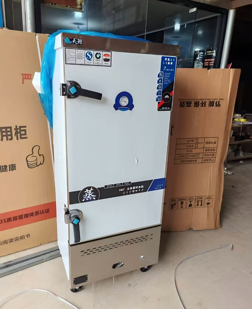 ️全自動蒸箱 100%新 家用商用蒸櫃 米飯 商用蒸箱 天然氣 燃氣 電熱 Commercial steam cabinet, 家庭電器 ...