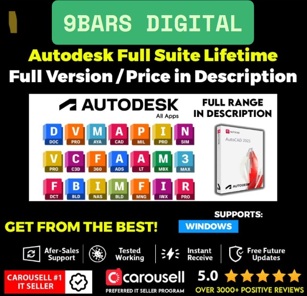 ⭐ Genuine Autodesk Product License Key 2026 - AutoCAD | 3D Max | Maya ...