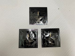 (All included) YSL All Hours Foundation SPF 39 / PA+++ LN4 Long-Lasting Lightweight Matte Foundation 1ml x 3 Pack Trial Set Sample Travel Size64204301282818110
