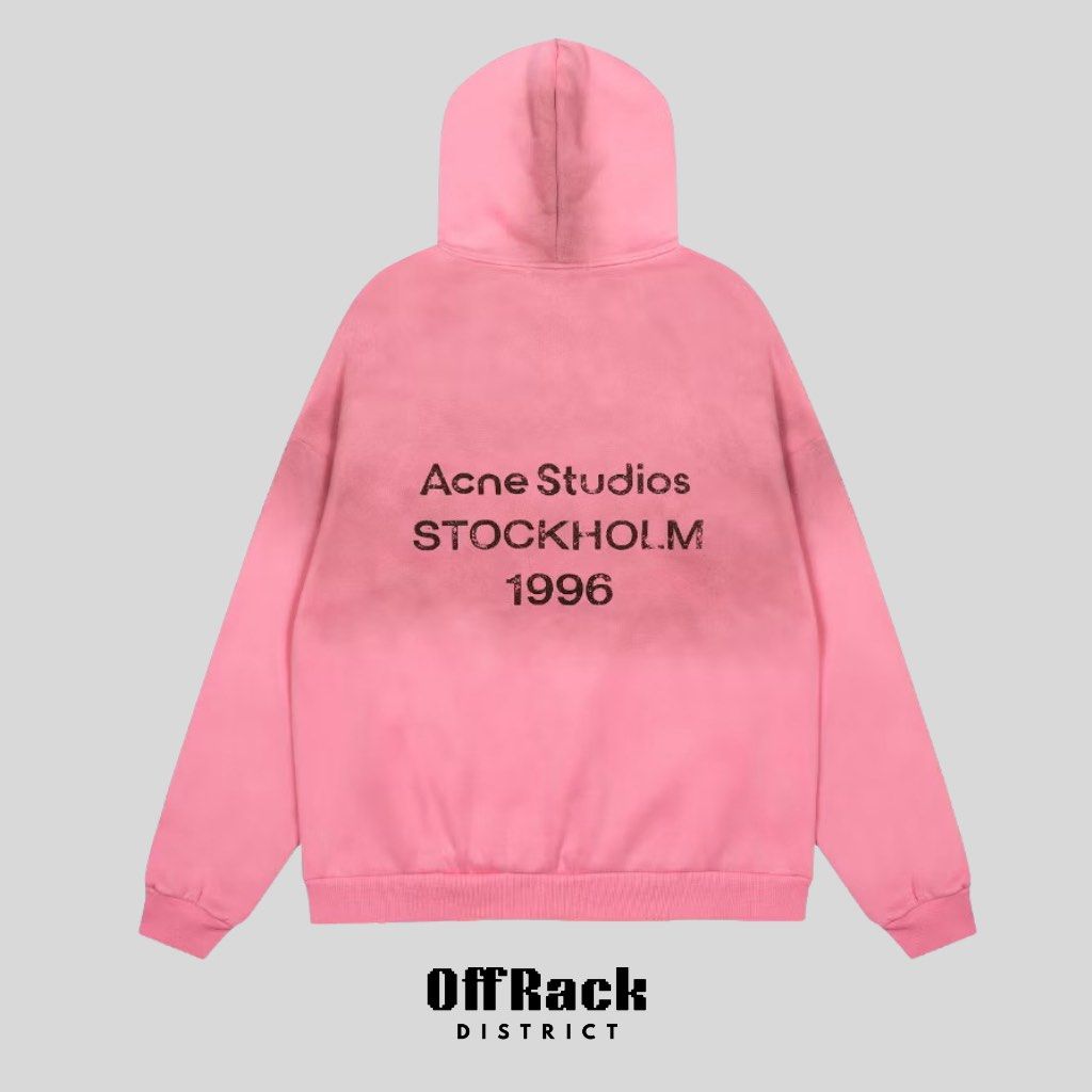 Acne Studios Washed 1996 Hoodie (Category: Luxury Apparel) located in Las Pinas. Submitted by offrackdistrict (Listing ID 1391059166, Image 1). Description: Available S-XL Size chart already posted Pre-Order basis 6-8 days ETA Courier & Shipping 🛵Lalamove 🚚 J&T / LBC Meetup around Metro Manila only MOP 💳 Gcash/ Maya Should you have any queries, message us at Fb: OffRack District Ig: offrack.district.