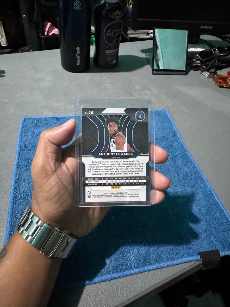 Anthony Edwards RC - Prizm (Category: Raw Singles) located in Pasig City. Submitted by rodincorpuz3 (Listing ID 1390988192, Image 2). Description: .