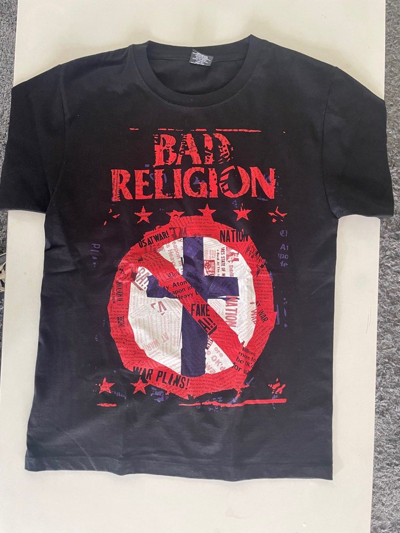 Bad Religion T-Shirt (Category: Tshirts & Polo Shirts ) located in Manila. Submitted by alyxstudihoe (Listing ID 1391035524, Image 1). Description: Condition: 10/10 GCash Payment Jnt/Lalamove delivery.