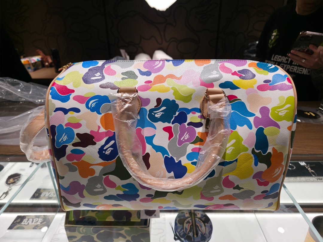 Duffle Bag Bape BAPE Multi Camo Boston Bag Brand New, Men's