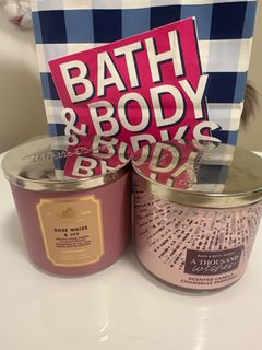Bath & Body Works 蠟燭 - 玫瑰水與常春藤,千願萬想64238205900673110