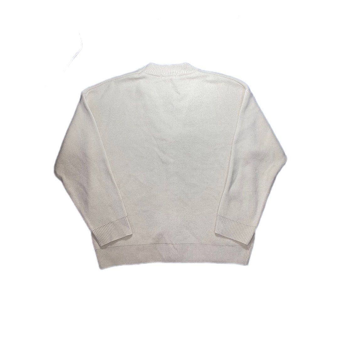 Beige Cardigan (Receive offers) (Category: Coats, Jackets and Outerwear) located in Manila. Submitted by hskermit (Listing ID 1391083024, Image 2). Description: Beige Urban White Cardigan Size: ? (L: 30 W: 23) Material: Knitted Cotton Condition: 10/10 (Brand new, No tag) CR: 10/10 RFS: Never Found Use after Buying 380 Receive offers.