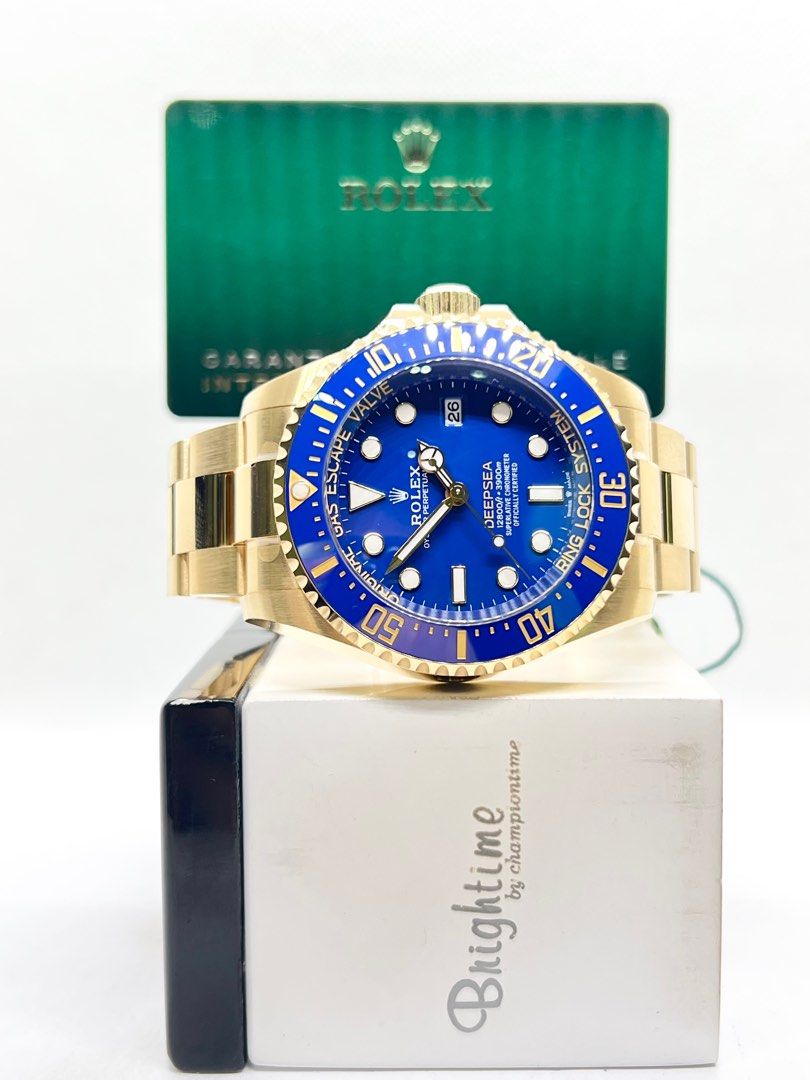 Brand New Rolex Oyster Deepsea Sea Dweller 44 136668LB Blue Dial