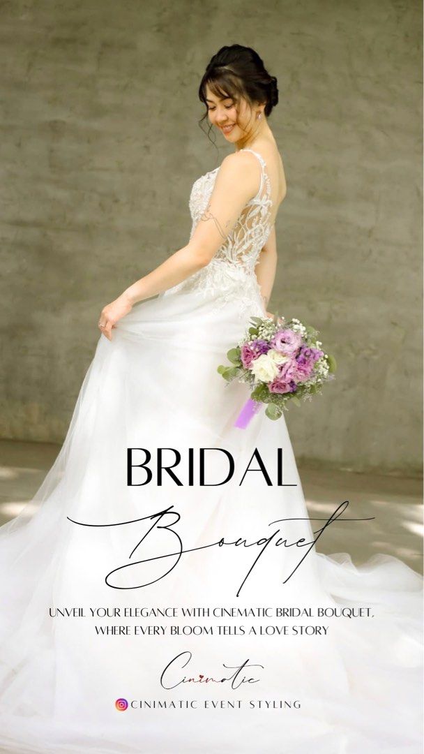 Bridal Bouquet (Category: Flowers & Bouquets) located in Manila. Submitted by animortem13 (Listing ID 1390997897, Image 1). Description: ✨ Cinematic Bridal Bouquets ✨ Not just flowers—your bouquet is the opening scene of your love story. Each arrangement is crafted with artistry and emotion, designed to complement your style, your dress, and the moment you walk down the aisle. From soft romantic blooms to bold cinematic statements, our bouquets a