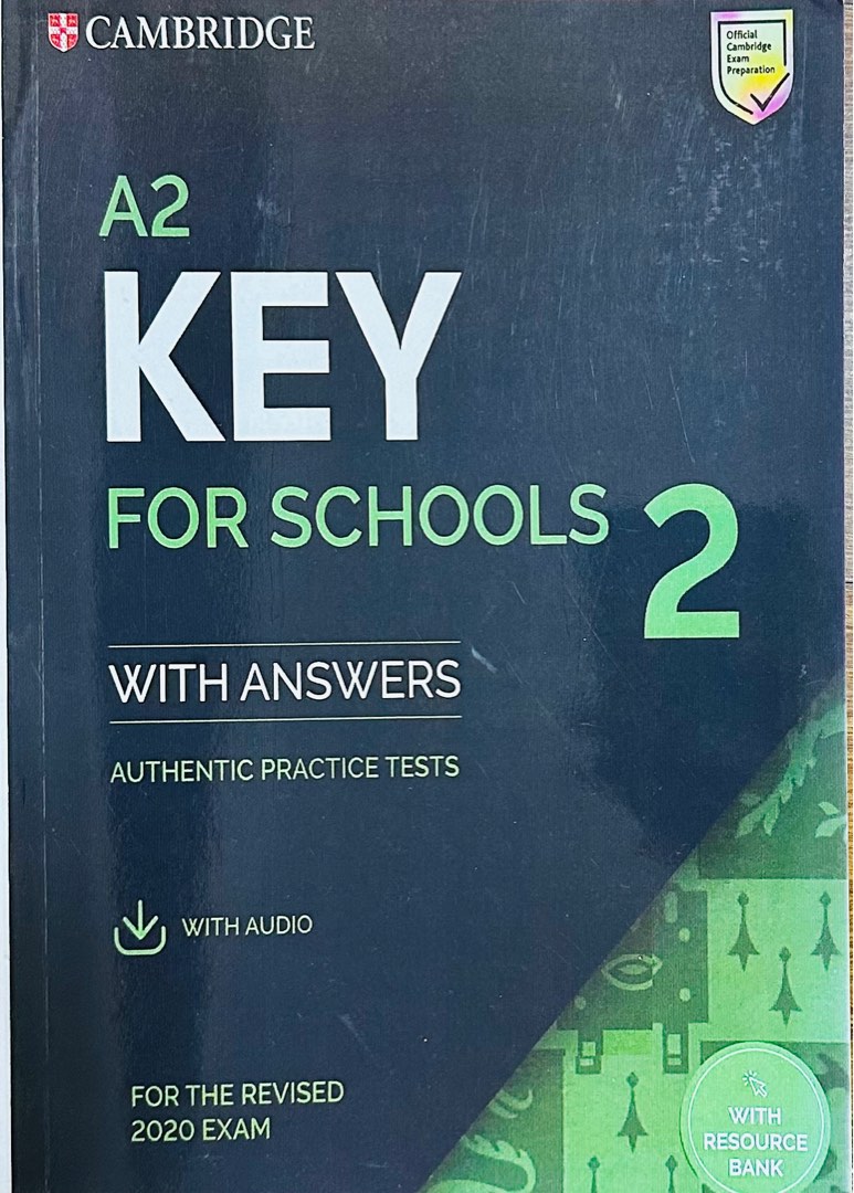 Cambridge A2 Key for Schools 2 Textbook, Hobbies & Toys, Books ...