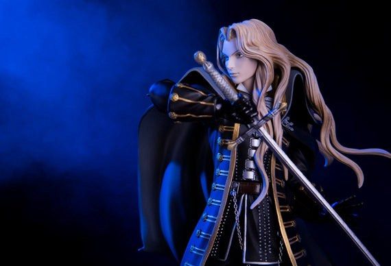 Castlevania Alucard (Category: Figurines & Statues) located in Makati City. Submitted by lsanity (Listing ID 1391145351, Image 2). Description: MONDO Studio Alucard Castlevania 1/6 Scale Complete and No issue 2 Alt hands 1 alternate Weapon Dagger Rare Statue .