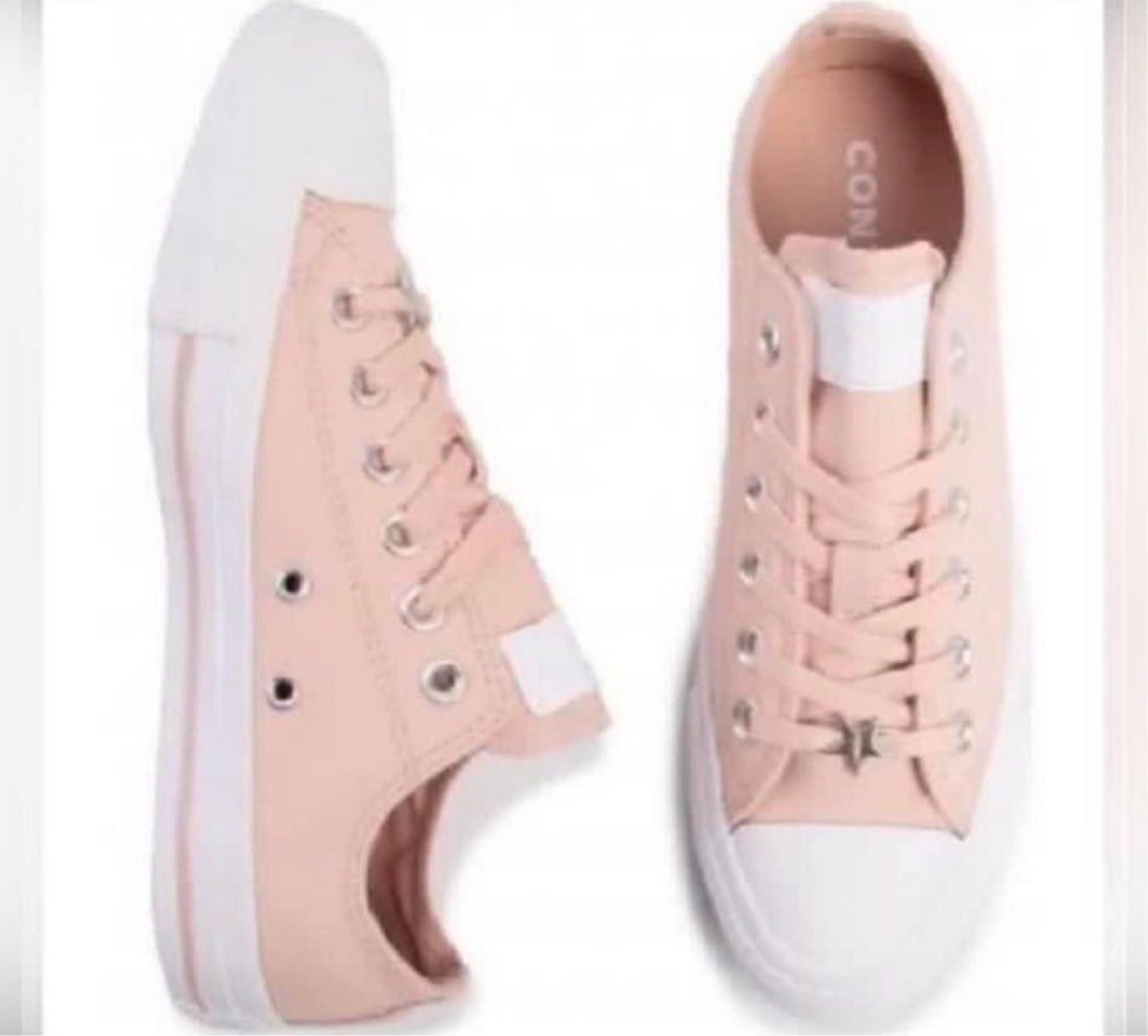 Converse Chuck Taylor All Star (size39 or 8US) (Category: Sneakers) located in Makati City. Submitted by m_mna (Listing ID 1391125310, Image 3). Description: Size is us8 25cm Color is between light pink and beige.