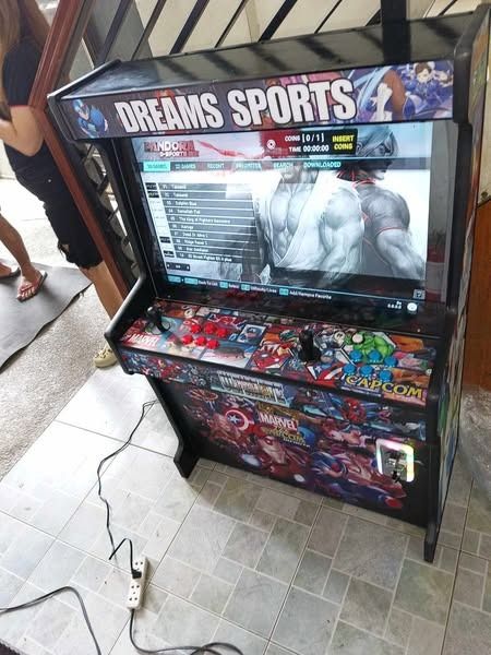 DREAMS VIDEO ARCADE MACHINE (Category: Others) located in San Pablo. Submitted by vennisa.sportssupplies (Listing ID 1390971591, Image 3). Description: Dream's Sports Video Arcade Machine Marvel vs Capcom Php 50,000.oo !! ☑️Can Accept Old And New 1 Peso Coin ☑️32 inches screen ☑️3 mins per 1 peso ☑️3D - 305 games ☑️2D - 7850 games ☑️Dimension: 33" x 48" x 16" ACCEPTED PAYMENT METHODS: ✅CASH ✅GCASH ✅BANK TRANSFER ✅DATED CHECK ✅CREDIT CARD FOR CRED