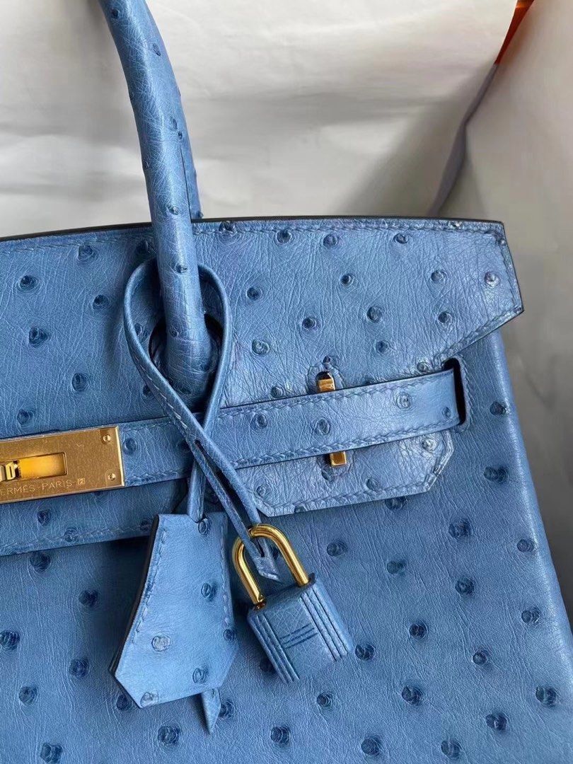 Hermes Birkin 30cm Ostrich Blue GHW (Category: Luxury Bags & Wallets) located in Pasig City. Submitted by wmsbags_2 (Listing ID 1391090613, Image 3). Description: ❗️We Accept Payment❗️ 📌CREDIT CARD & Cash Payment 📌Gcash or Bank tranfer VIP HANDMADE ✅Perfect workmanship ✅Fully hand stitched ✅Fine stamp & Code ✅100% Hardware materials structured ✅Real Leather ✅We do deliver (any) ✅ or meet up ( metro manila area) ✅We shipp all nationwide ✅Complet