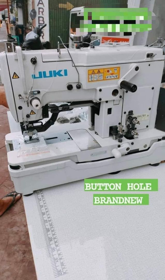 Juki Buttonholer Industrial Sewing Machine. Automatic Straight Buttonholer Machine (Category: Industrial Equipment) located in Imus. Submitted by mike_dino (Listing ID 1391058291, Image 3). Description: Complete with Motor Table and Stand. With Extra Bobbins, Needles, and Tweezer and Oiler Test to sawa dito sa place ko, Anabu 2e Imus Cavite. Free Delivery within Cavite pero Test mo muna dito sa place ko para matest at mareserve. Call or text 0928