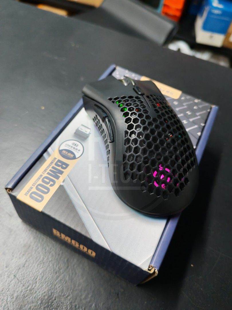 K-SNAKE RGB 2.4G WIRELESS BLUETOOTH rechargeable MOUSE (Category: Mouse & Mousepads) located in Taguig. Submitted by rm.itech051523 (Listing ID 1391080823, Image 2). Description: .