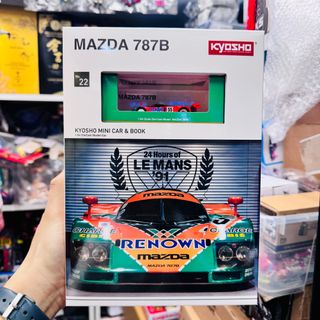 KYOSHO MINI CAR & BOOK No.22 MAZDA 787B 当日配送 京商 MINI CAR &