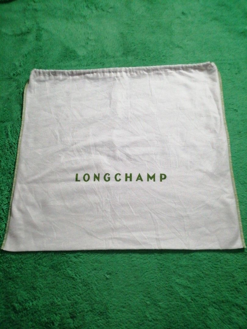 LONGCHAMP DUSTBAG(W-20" x H-18.5") (Category: Luxury Bags & Wallets) located in Iligan City. Submitted by RL_Collections (Listing ID 1390990134, Image 1). Description: *excellent condition *color rate:10/10 *size:pls refer to last picture *clean & ready to use.