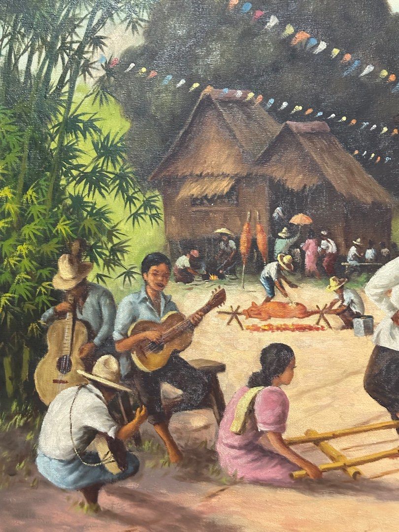 Lumang painting “Tinikling” (Category: Art & Prints) located in Quezon City. Submitted by anjherga27 (Listing ID 1391049176, Image 3). Description: .