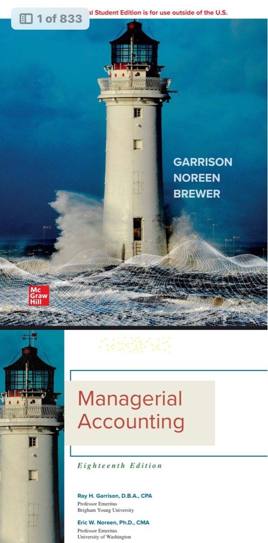 McGraw Hill eBook PDF copies (Category: Textbooks) located in Manila. Submitted by m4rcvsh0p (Listing ID 1391042092, Image 2). Description: FOR SALE McGraw Hill eBook PDF copies: - Introduction to Management Science and Business Analytics - Managerial Accounting 150PHP each 250PHP if as pack DM me or drop your TG account to purchase.